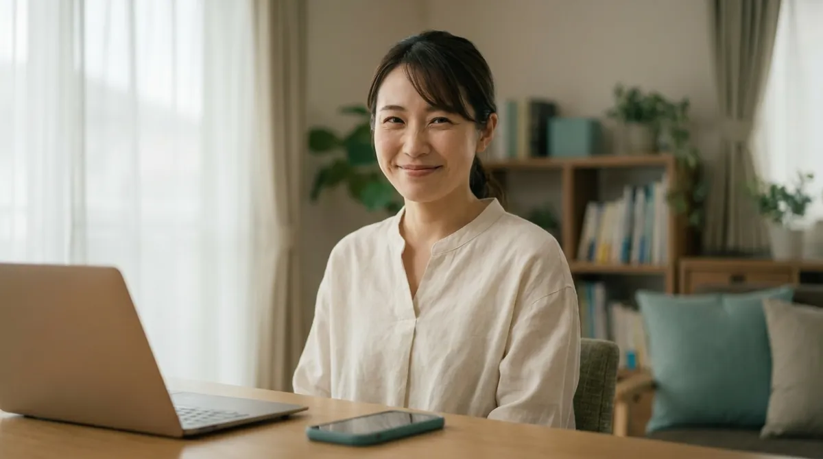 チェックイン担当 松岡玲のポートレート